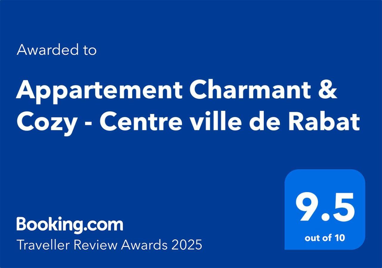 Appartement Charmant & Cozy - Centre Ville De Rabat Luaran gambar